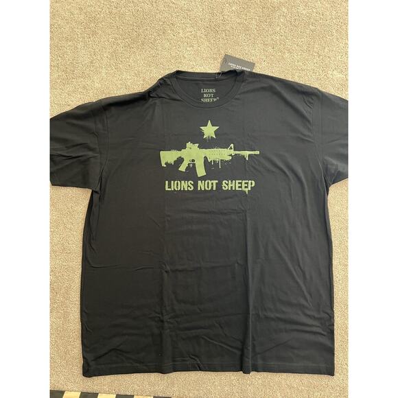Lions Not Sheep Other - Lions Not Sheep AR-15 Limited Edition t-shirt. NEW xxxl 3XL‎